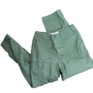 Lugnoncure green cargo pants jeans denim classic casual army cotton trousers